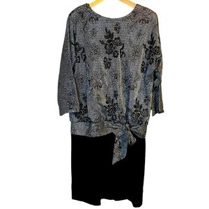 Vintage 80’s T & F Women’s Plus Size 18 Shimmery Special Occasion Dress
